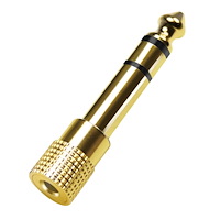 LogiLink Audioadapter 6,3mm hane - 3,5mm hona