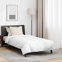 vidaXL Täcksats med kudde 2 pcs Vit 140 x 200 cm Dun