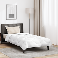 vidaXL Sommar Duvet med Kudde Övrigt 2 pcs Vit 140 x 220 cm Mikrofiber