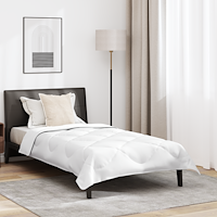 vidaXL All-säsong Duvet Övrigt med kudde Vit 135 x 200 cm Mikrofiber