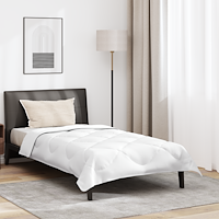vidaXL All-säsong Duvet Övrigt med kudde Vit 140 x 200 cm Mikrofiber