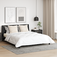 vidaXL Duntäcke med kudde 3 pcs Vit 240 x 200 cm Mikrofiber