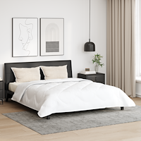 vidaXL Duntäcke med kudde 3 pcs Vit 260 x 220 cm Mikrofiber