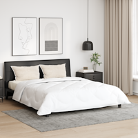 vidaXL All-säsong Duvet med kudde 3 pcs Vit 200 x 220 cm Mikrofiber