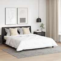 vidaXL All-säsong Duvet med kudde 3 pcs Vit 260 x 220 cm Mikrofiber