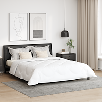 vidaXL All-säsong Duvet med kudde 3 pcs Vit 240 x 260 cm Mikrofiber