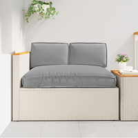 vidaXL Kuddsats 3 pcs Grå Oxford Tyg