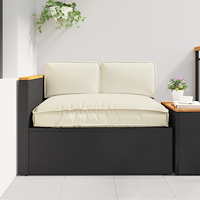 vidaXL Pallkuddset 3 pcs Kräm 120 x 12 x 80 cm 60 x 40 x 12 cm