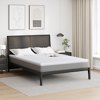 vidaXL Madrasskydd Övrigt Vit 160 x 200 cm 100% polyester jacquard tyg