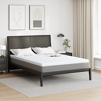 vidaXL Madrasskydd Vit 160 x 200 cm 100% polyester jacquard tyg