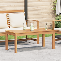 vidaXL Trädgårdsbord Brun 95 x 45 x 40 cm Massivt teakträ