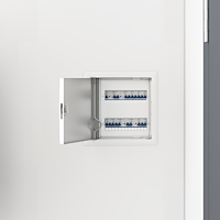 vidaXL Åtkomstpanel 2 pcs Vit 20 x 20 cm stål