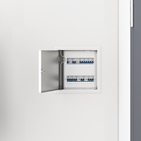 vidaXL Åtkomstpanel 2 pcs Vit 20 x 20 cm Stål