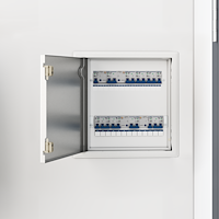 vidaXL Åtkomstpanel Vit 30 x 30 cm Stål