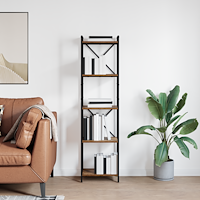 vidaXL Hyllsystem Gammalt trä 40 x 30 x 155 cm Konstruerat trä