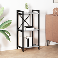 vidaXL Hyllsystem Grå sonoma 40 x 30 x 85 cm Konstruerat trä