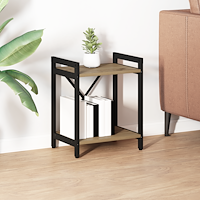 vidaXL Bokhylla artisan ek 40 x 30 x 48.5 cm Konstruerat trä