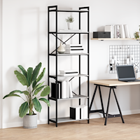 vidaXL Hyllsystem Grå sonoma 40 x 30 x 85 cm Konstruerat trä