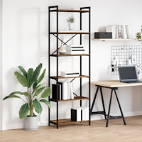 vidaXL Hyllsystem Gammalt trä 40 x 30 x 85 cm Konstruerat trä