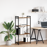 vidaXL Bokhylla Gammalt trä 60 x 30 x 118 cm Konstruerat trä