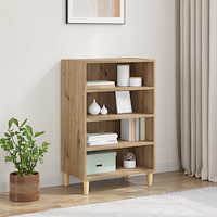 vidaXL Sideboard med hylla artisan ek 57 x 35 x 90 cm Konstruerat trä