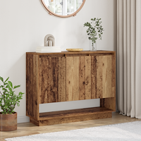 vidaXL Sideboard Gammalt trä 97 x 29 x 75 cm Konstruerat trä