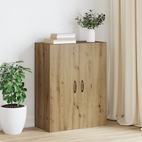 vidaXL Hängande skåp artisan ek 69.5 x 34 x 90 cm Konstruerat trä