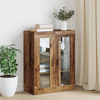 vidaXL Hängande väggskåp Brun 69.5 x 34 x 90 cm Konstruerat trä