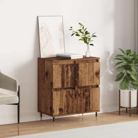 vidaXL Sideboard med lagring med dörr Brun 60 x 35 x 70 cm Konstruerat trä