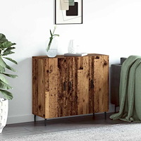 vidaXL Sideboard Brun 90 x 34 x 80 cm Konstruerat trä