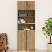 vidaXL Väggskåp artisan ek 80 x 42.5 x 40 cm Konstruerat trä