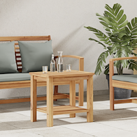 vidaXL Kaffeebord Brun 50 x 35 x 45 cm Massivt teakträ