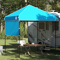 vidaXL Pop-up Markistält Blå 200 x 200 cm tyg