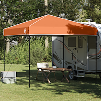 vidaXL Pop-up Markistält Orange 250 x 250 cm tyg
