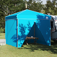 vidaXL Pop-up Markistält Blå 250 x 250 cm tyg