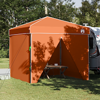 vidaXL Pop-up Markistält Orange 250 x 250 cm tyg