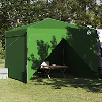 vidaXL Pop-up Markistält Grön 300 x 300 cm tyg
