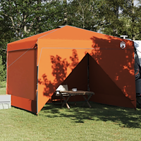vidaXL Pop-up Markistält Orange 300 x 300 cm tyg