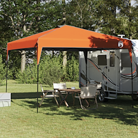 vidaXL Pop-up Markistält Orange 300 x 300 cm tyg