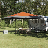 vidaXL Pop-up Markistält Orange 400 x 400 cm tyg