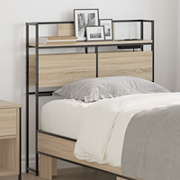 vidaXL Förvaringshuvudgavel Sonoma ek 80 cm Konstruerat trä