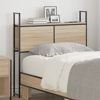 vidaXL Förvaringshuvudgavel Sonoma ek 75 cm Konstruerat trä