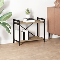 vidaXL Bokhylla artisan ek 60 x 30 x 48.5 cm Konstruerat trä