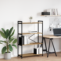 vidaXL Bokhylla artisan ek 80 x 30 x 118 cm Konstruerat trä
