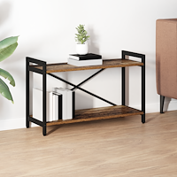 vidaXL Bokhylla Gammalt trä 80 x 30 x 48.5 cm Konstruerat trä