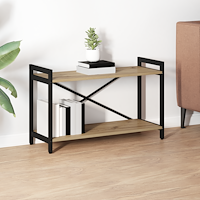 vidaXL Bokhylla artisan ek 80 x 30 x 48.5 cm Konstruerat trä