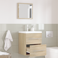 vidaXL Badrumsskåp Sonoma oak 41 x 38.5 x 48 cm Konstruerat trä