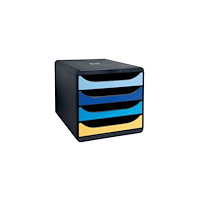 EXACOMPTA Blankettbox EXACOMPTA BeeBlue 4 lådor
