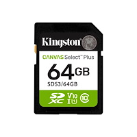 Kingston Kingston Canvas Select Plus - flash-minneskort - 64 GB - SDXC UHS-I