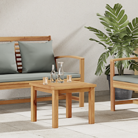 vidaXL Kaffeebord Brun 45 x 45 x 36 cm Massivt teakträ